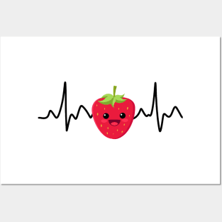 Strawberry Pulse Posters and Art